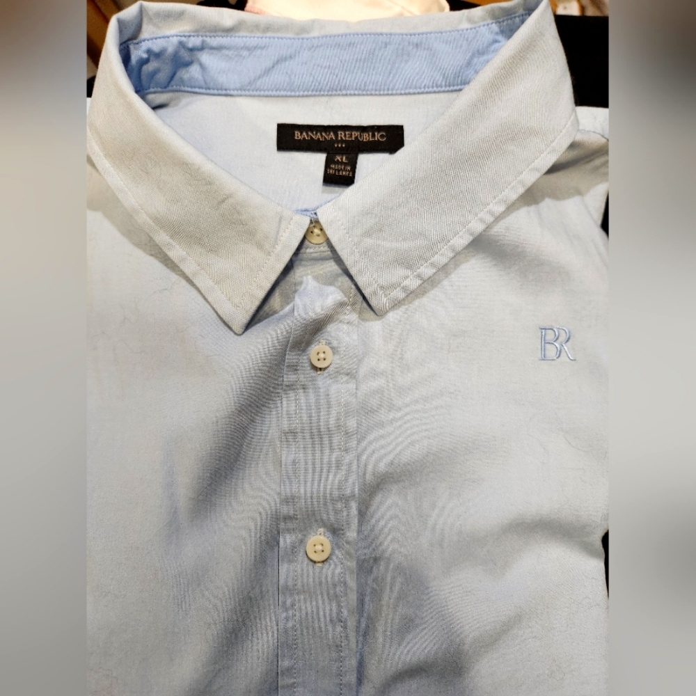 Banana Republic Blue collared shirt